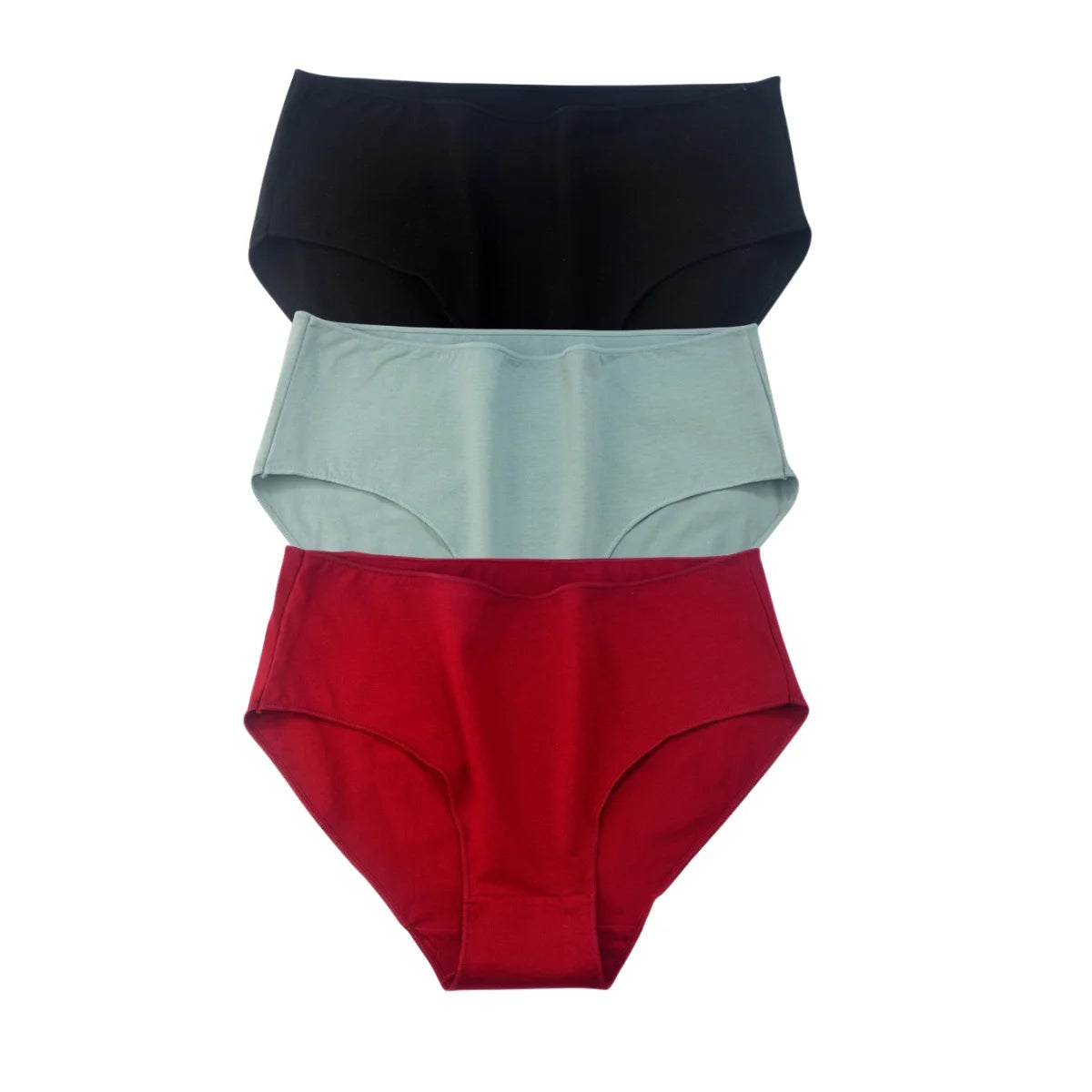 3Pcs/Set Cotton Panties Women High Waist Briefs Breathable Comfort Underwear Female Underpants Solid Color Intimates M-2XL Panty Aviola