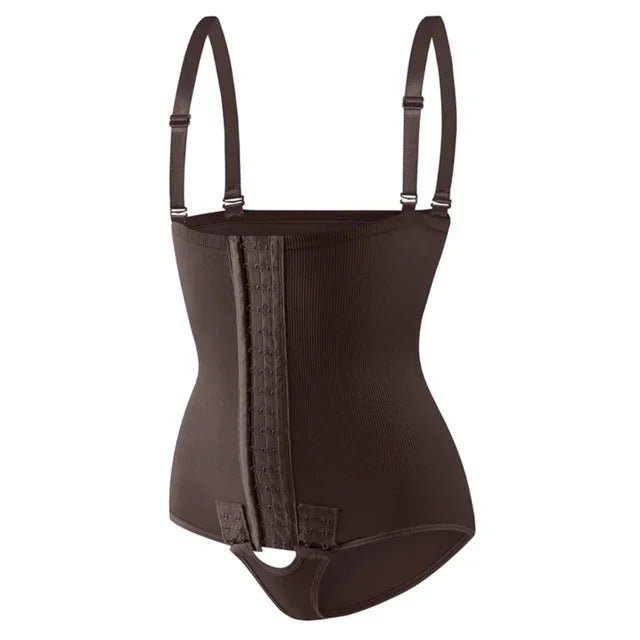 1 Piece Solid Seamless Light Shaping Shapewear Bodysuit,Adjustable Tummy Control with Open Crotch, Women's Underwear & Shapewear Aviola