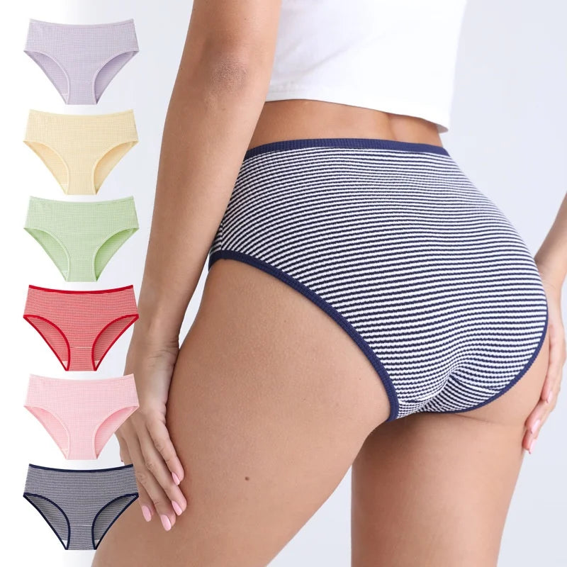 2Pcs/Set Women High Rise Panties Seamless Underwear Winter Warm Underpants Breathable Briefs Female Sexy Lingerie Aviola