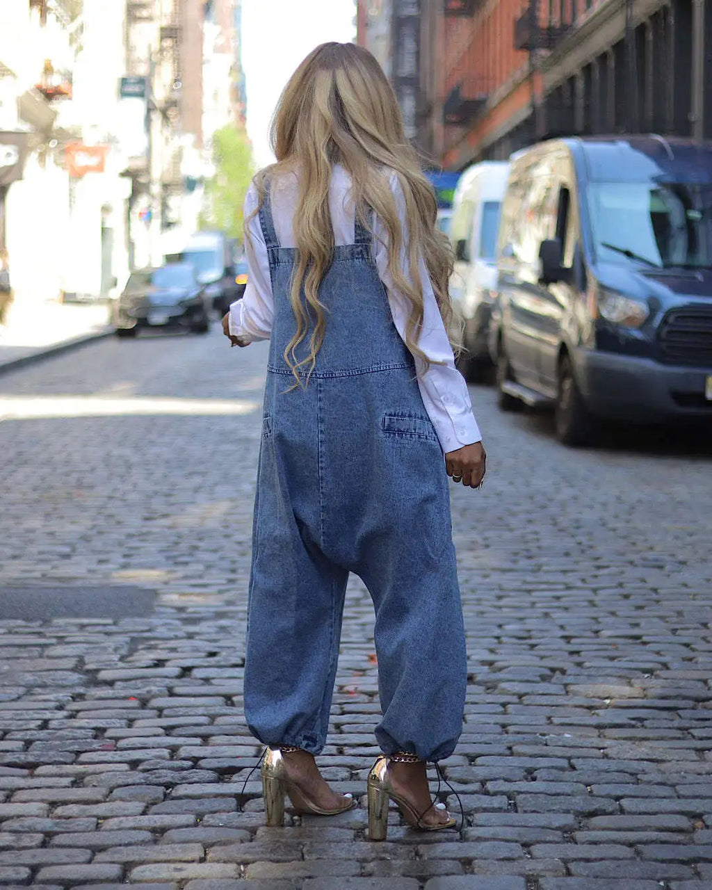 Women Jumpsuits Suspenders Jeans Pant One Piece Demin Overalls Y2k Streetwear Wide Leg Long Pant Casual Loose Rompers Mom Aviola