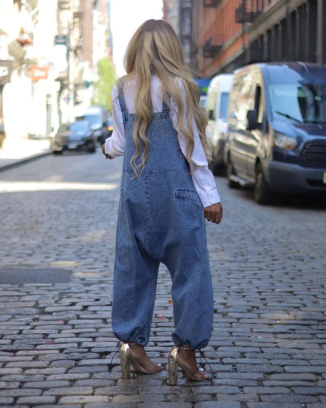 Women Jumpsuits Suspenders Jeans Pant One Piece Demin Overalls Y2k Streetwear Wide Leg Long Pant Casual Loose Rompers Mom Aviola
