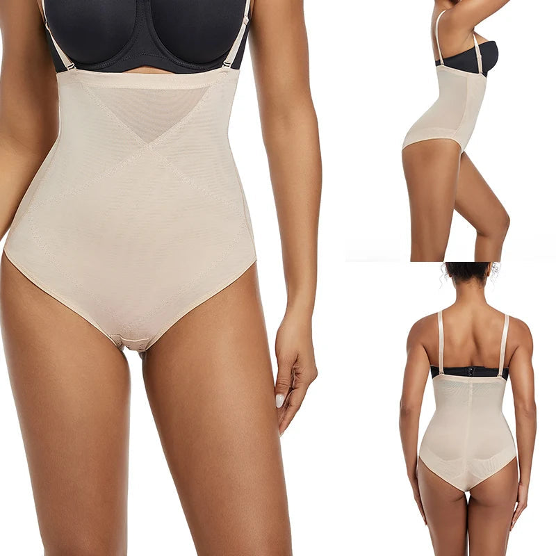 Light Shapewear Bodysuit Body Shaper Women Belly Sheath Waist Trainer Reductive Slimming Underwear Thin Breathable Aviola