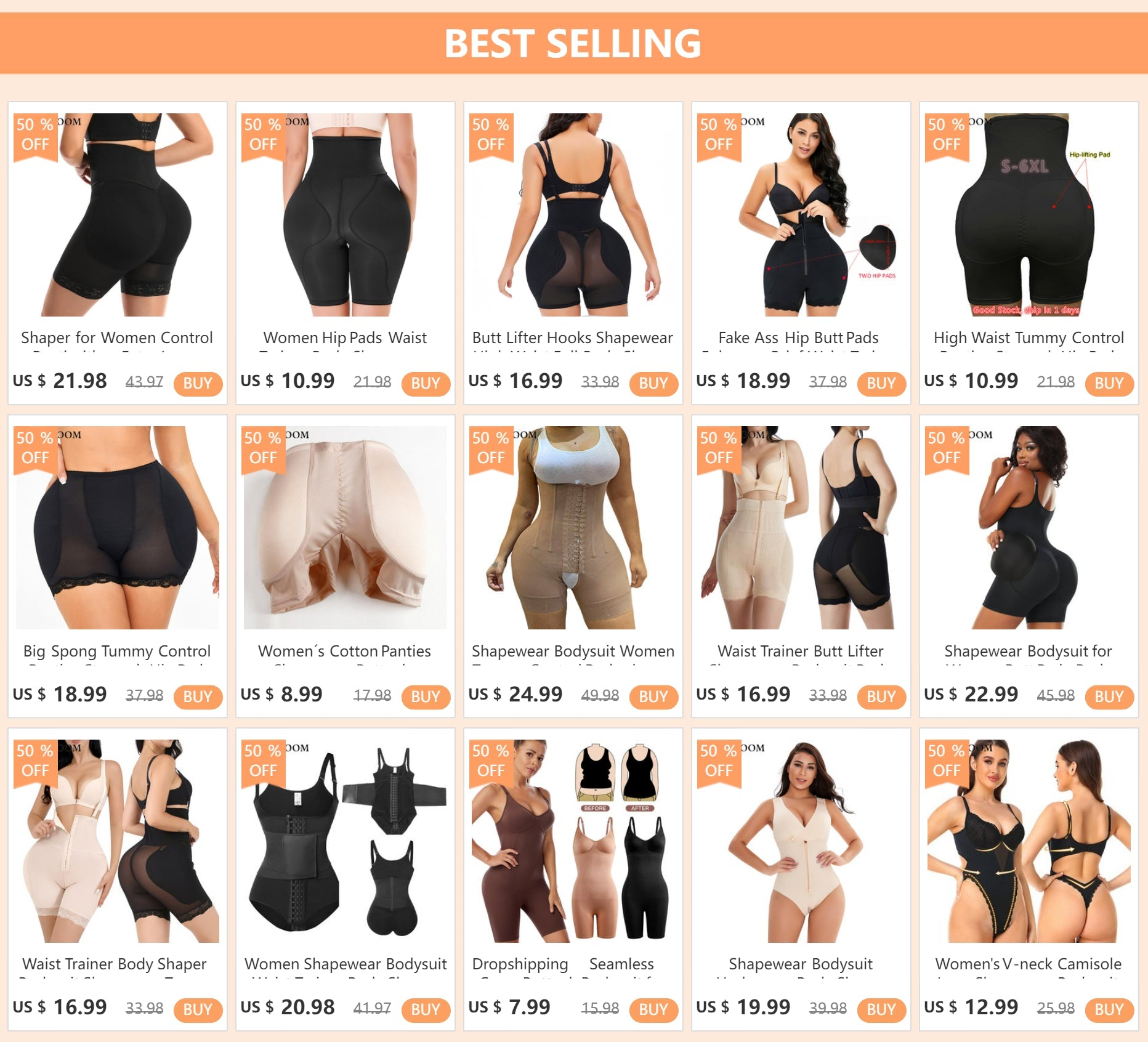 Body Shaper Butt Lifter Enhancer Hip Pad High Waist Tummy Control Panties Invisible Briefs Fake Ass Buttock Slimming Thigh Aviola