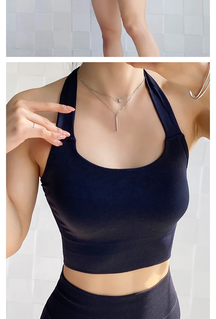 Seamless Push Up Sports Bra for Women, Sports Underwear, Workout Top, Crop Fitness, Active Wear, Yoga Gym Brassiere Sportswear Aviola