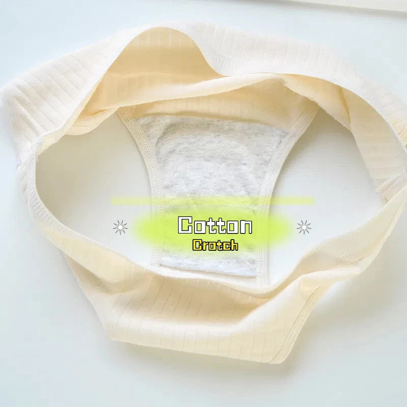 5pcs Women's Underwear Cotton Hipster Panties Low Rise Briefs Soft Strench Breathable Ladies Bikini Underwear M-XXL Aviola
