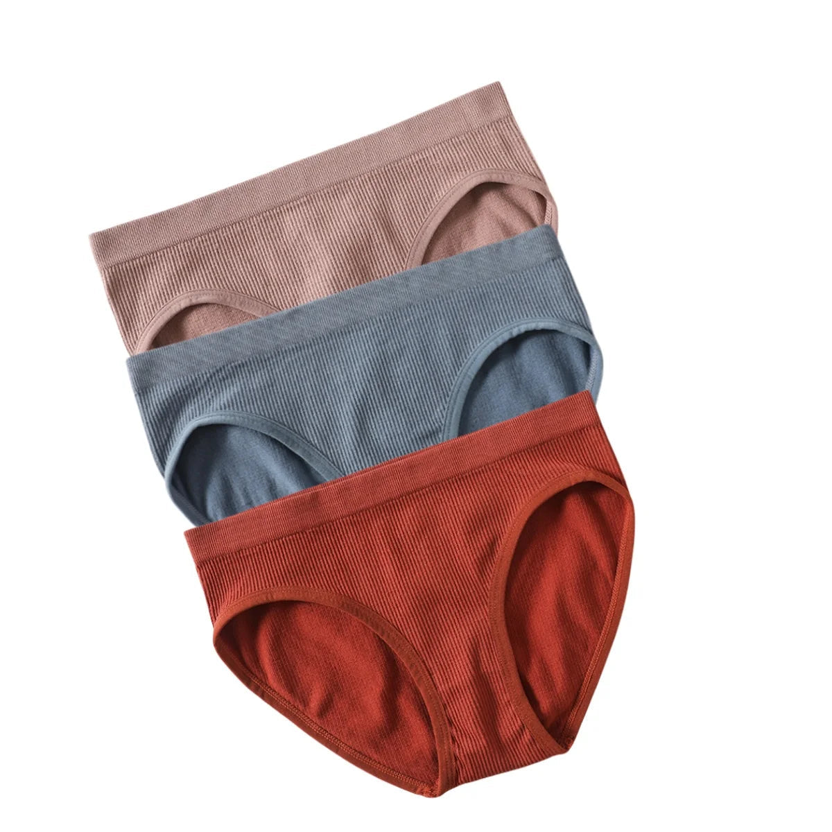 3Pcs/Set Seamless Panties Women Low Waist Briefs Female Full Coverage Back Underwear Sports Underpants Sexy Lingerie Panty Aviola