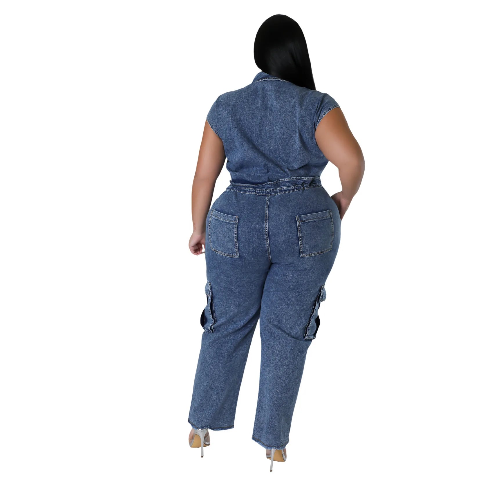 Demin Overalls Women Slim Fit Jumpsuits Sleeveless One Piece Long Pants Mom Jeans High Waist Y2k Club Party Casual Rompers Aviola
