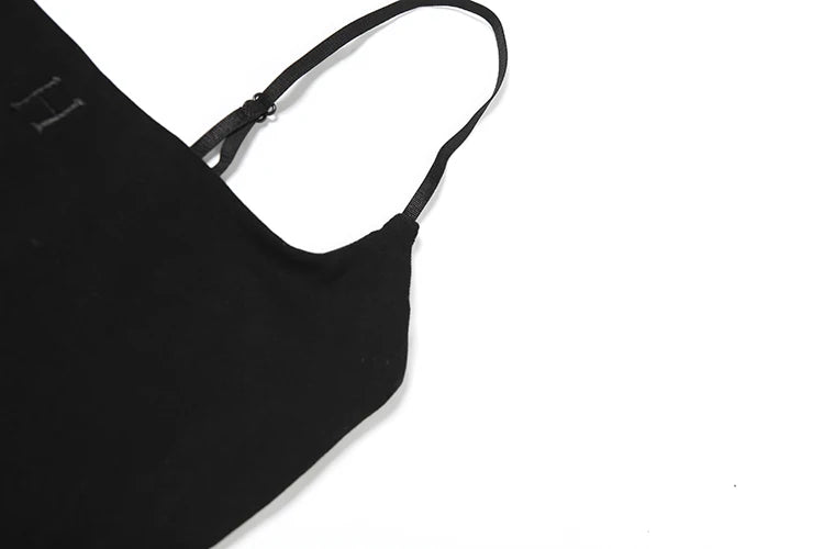 Nibber Low-Neck Camisole Women Irregular Hem Skinny High Elasticity Sleeveless Backless Daily Versatile Sexy Simple Mini Tops Aviola