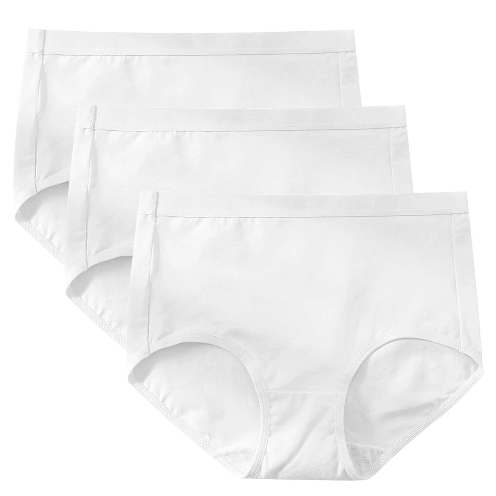 3pcs/Set Women High-Rise Briefs Cotton Comfortable Girl Panty Close Fitting Panties Breathable Underpants Soft Underwear Aviola