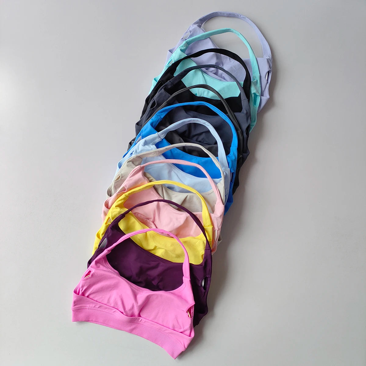 Women's Sexy Hanging Neck Sports Bra Quick Dry Fitness Beauty Back Training Running Sports Bra Comfortable Support Yoga Bras Aviola