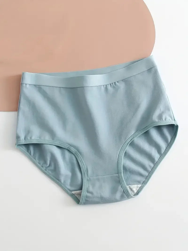 2PCS/Set Women Plus SizeCotton Panties Comfort Underwear 6 Colors Sexy Female High Waist Briefs Lingerie Aviola