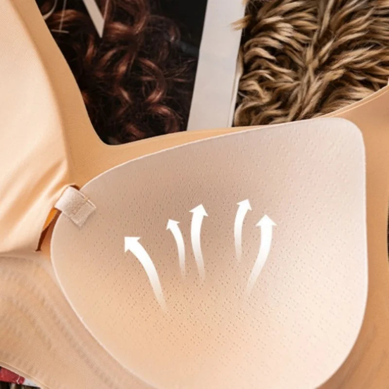 3Pcs/Set Seamless Bras For Women Padded Bra Non-wire Underwear Sexy Lingerie Wide shoulder Straps Brassiere Soft Tops Intimates Aviola