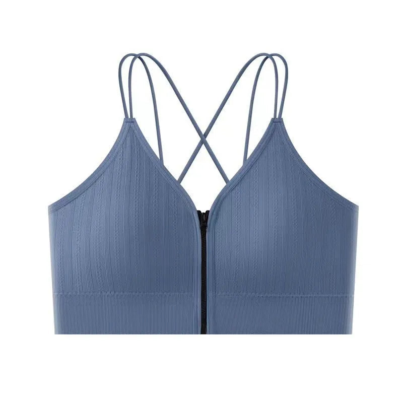 Seamless Bra Women Front Zipper Tube Tops Wrapped Chest Vneck Wireless Bra Comfort Tube Bra Beauty Back Underwear Sports Vest Aviola