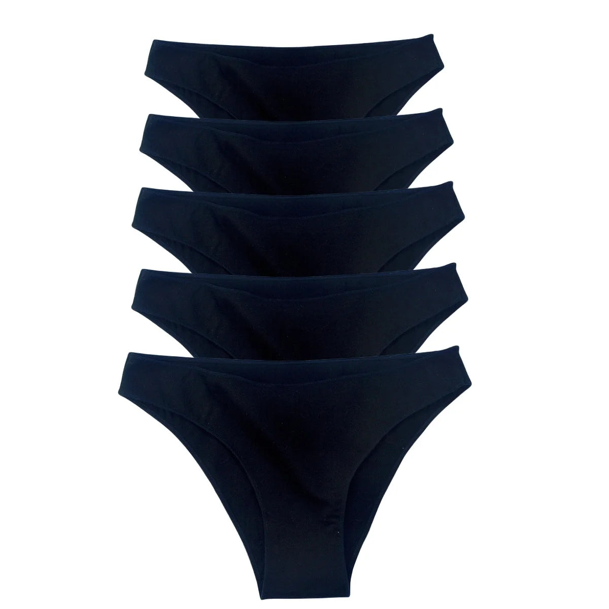 5PCS/Set Cotton Panties Women Low Rise Briefs Solid Color Seamless Underwear Comfy Intimate Breathable Underpants M-XXL Lingerie Aviola