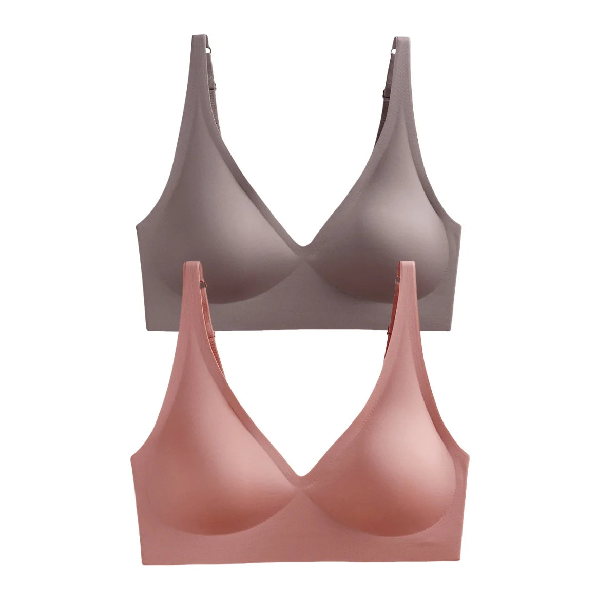 2Pcs/Set Seamless Bra Women Underwear Wireless Brassiere Soft Padded Intimate Female Push Up Sexy Lingerie Underwear Sleepwears Aviola