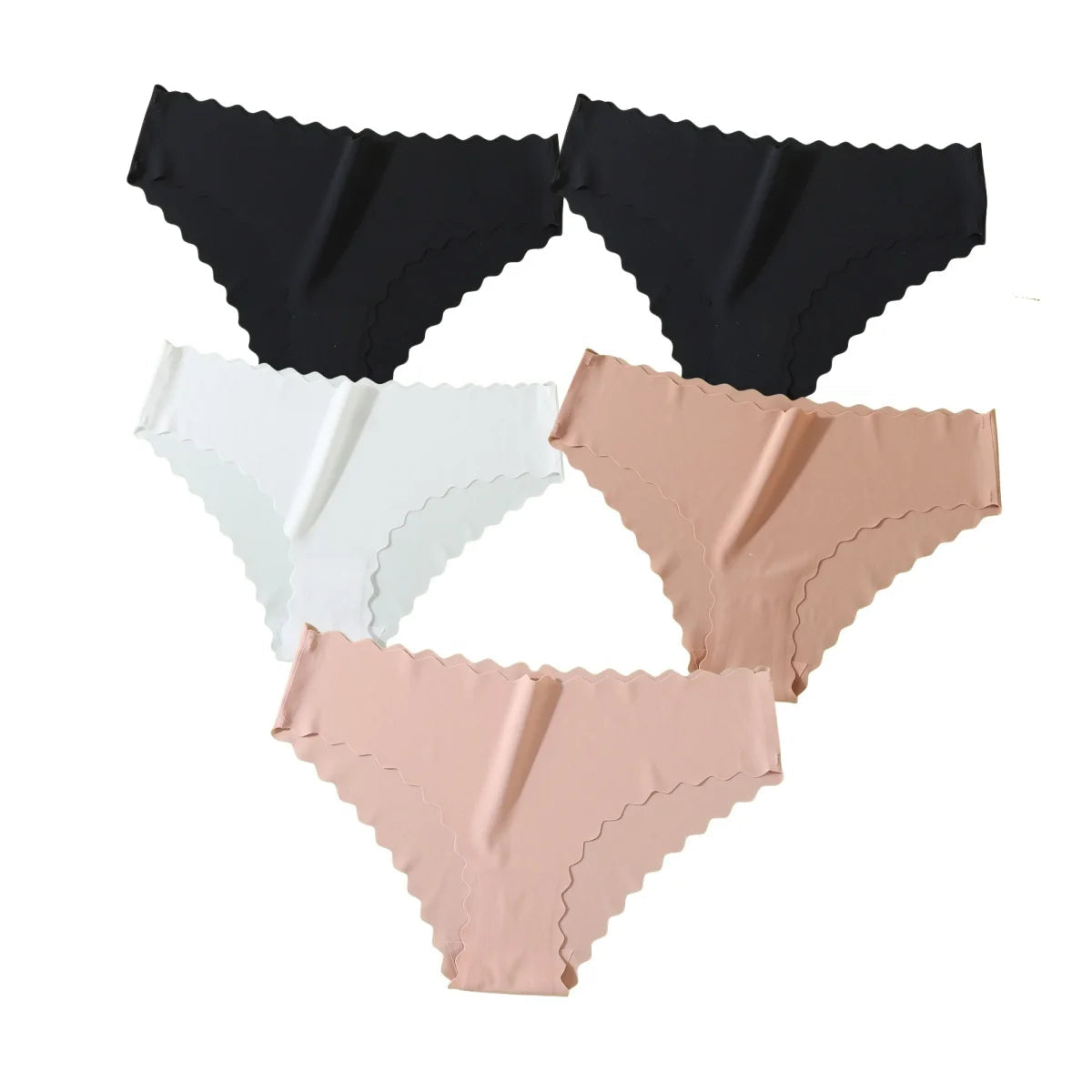 5Pcs/Set Briefs Women Panties Seamless Underwear Female Underpants Summer Soft Panties Thin Sexy Lingerie Aviola