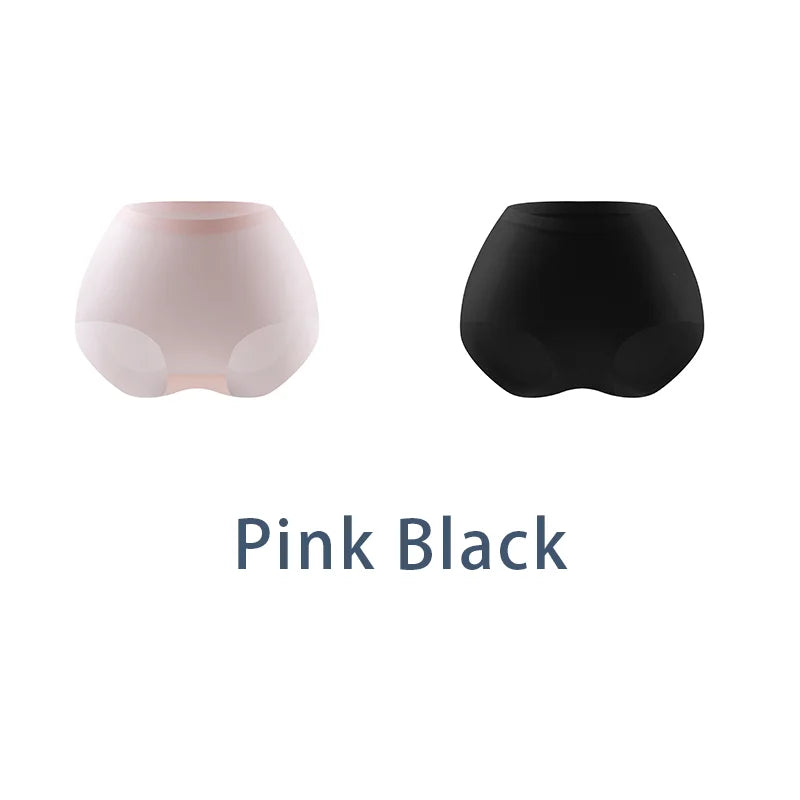 2PCS/Set Women 10D Ultra Thin Antibacterial Seamless Underwear Girls Yoga Sport Panties M-3XL Plus Size Comfort Briefs Lingerie Aviola