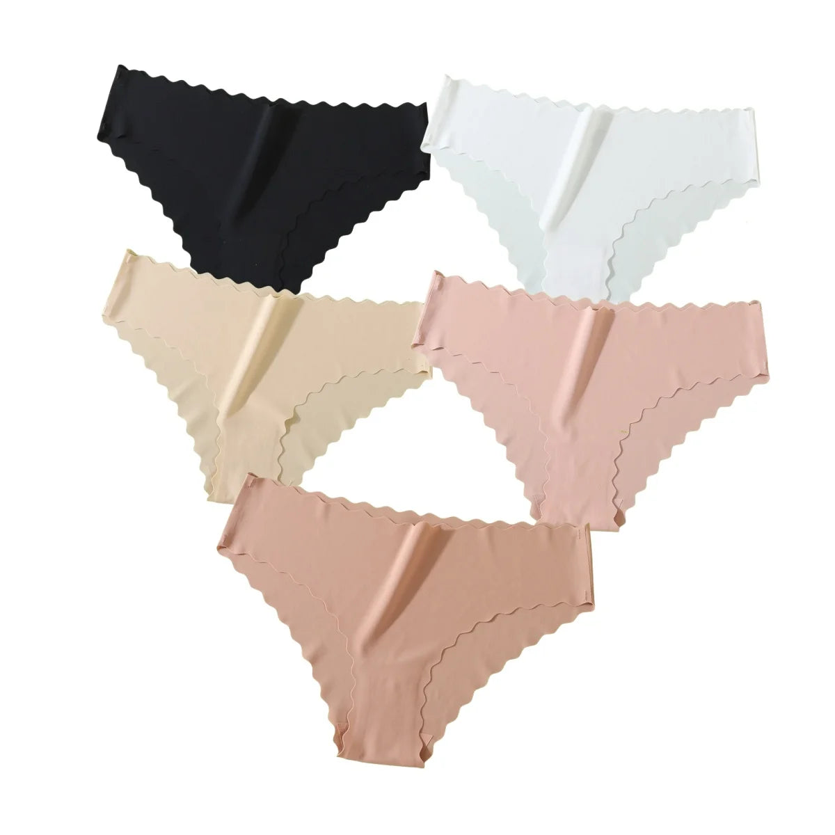 5Pcs/Set Briefs Women Panties Seamless Underwear Female Underpants Summer Soft Panties Thin Sexy Lingerie Aviola