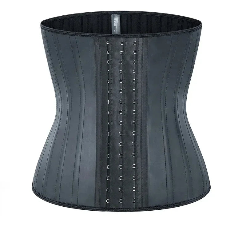 25 bones Corset Waist Trainer Latex Body Shapewear Women Tummy Shaper Belly Sheath Sllimming Belt Modeling Strap Weight Loss Aviola
