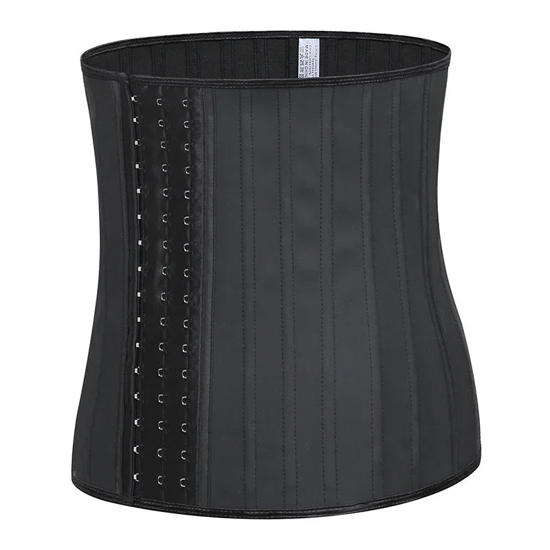 25 bones Corset Waist Trainer Latex Body Shapewear Women Tummy Shaper Belly Sheath Sllimming Belt Modeling Strap Weight Loss Aviola