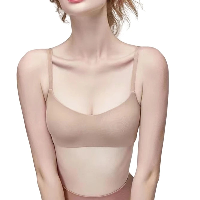 2PCS/Set Seamless Bras For Women Wireless Underwear 1/2 Cup Bra Female Wirless Sexy Lingerie Soft Padded Thin Intimates Aviola