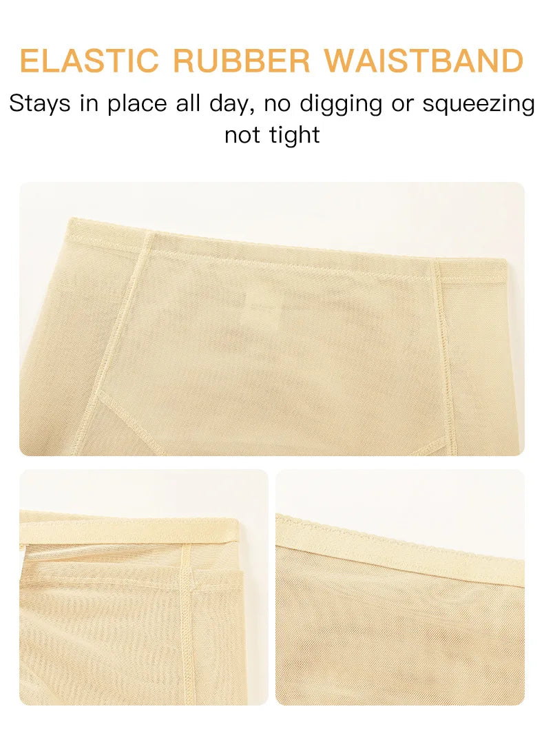 Women 4-Pad Butt Lifter Panties High Waist Tummy Control Shapewear Hip Enhancer Mesh Briefs Belly Slimming Body Shaper Shorts Aviola
