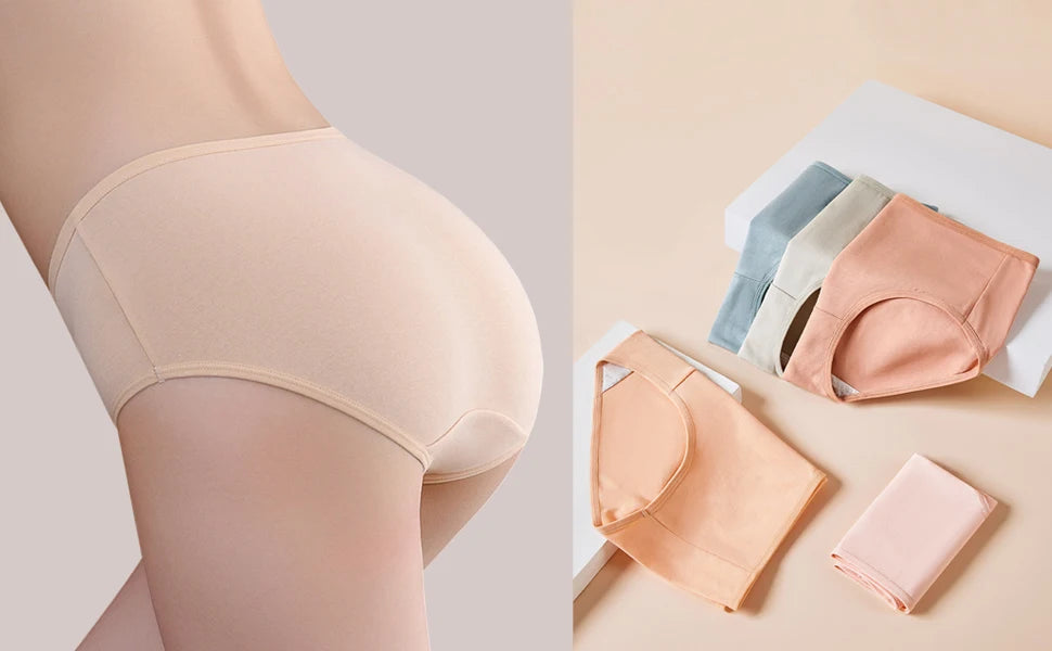 5pcs/Set M-XXXL Cotton Panties for Women Soft  Lingerie Breathable Female Girl Briefs Lady Comfortable Underwears Aviola