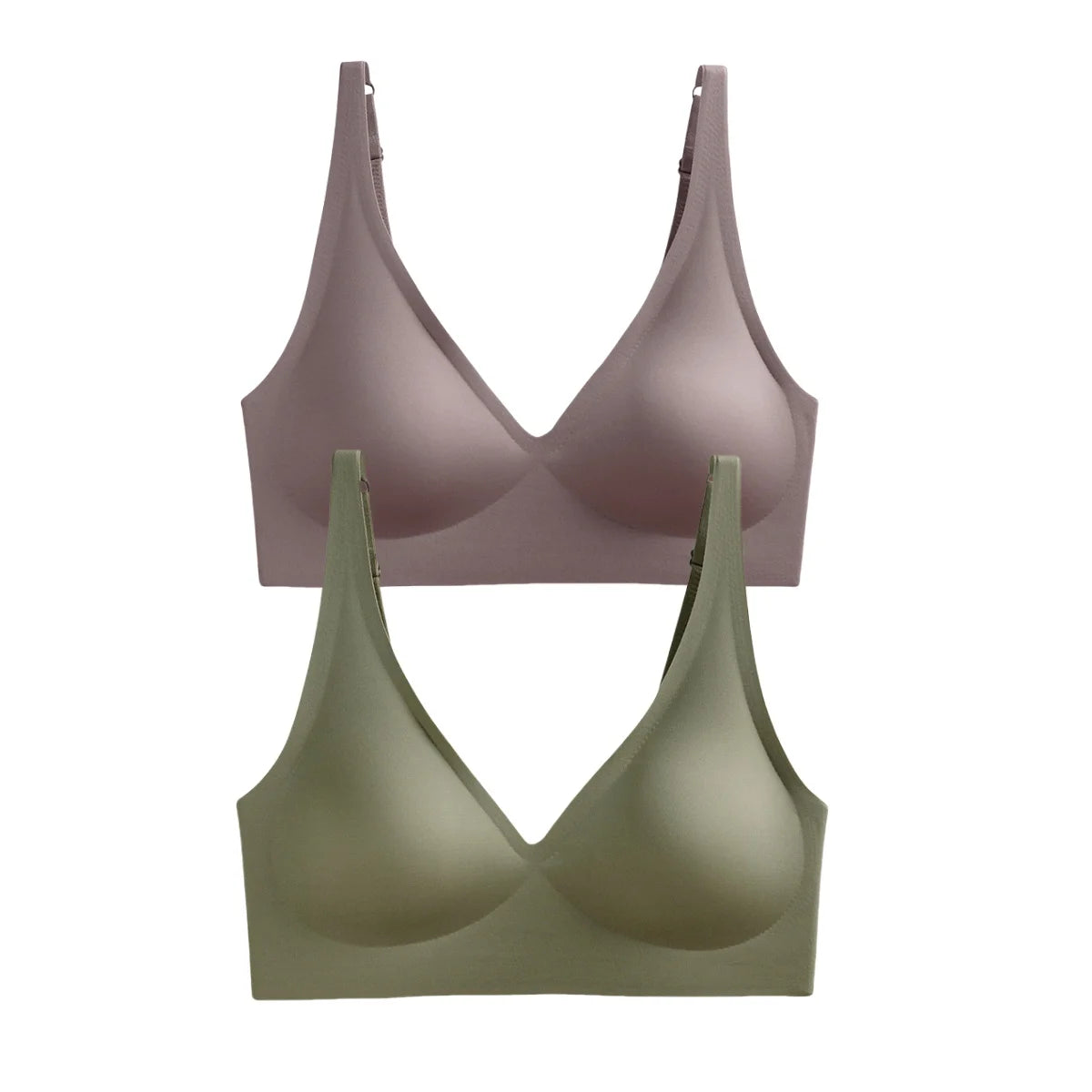 2Pcs/Set Seamless Bra Women Underwear Wireless Brassiere Soft Padded Intimate Female Push Up Sexy Lingerie Underwear Sleepwears Aviola
