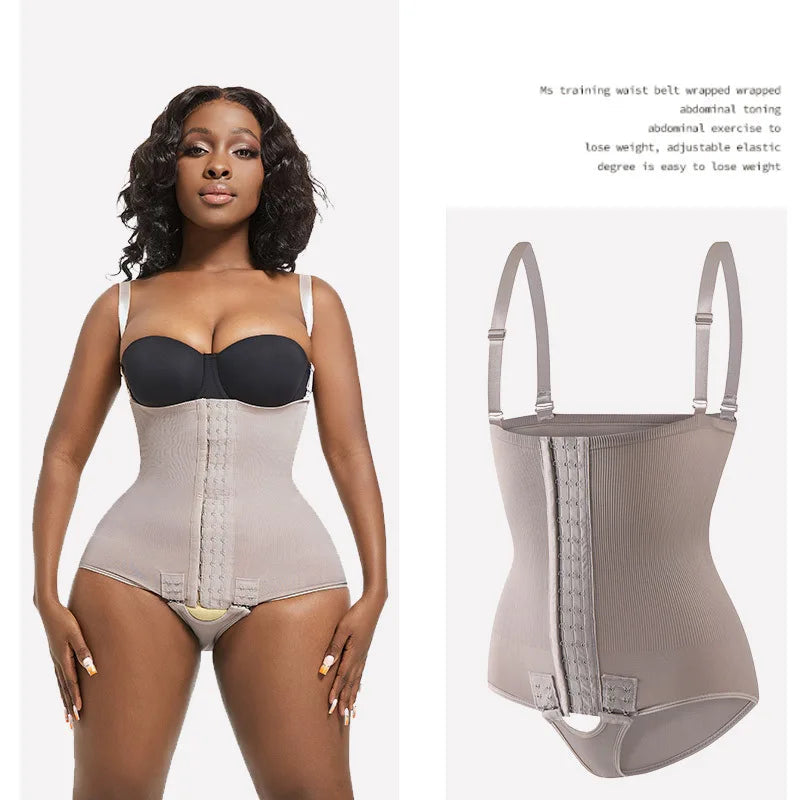 1 Piece Solid Seamless Light Shaping Shapewear Bodysuit,Adjustable Tummy Control with Open Crotch, Women's Underwear & Shapewear Aviola