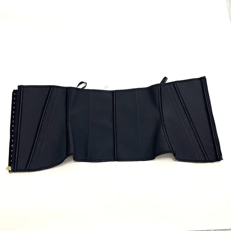 Women Latex Waist Trainer Shapewear 13 Bones Corset with Zipper and 3-Row Hook Tummy Control Body Shaper Slimming Cincher Belt Aviola