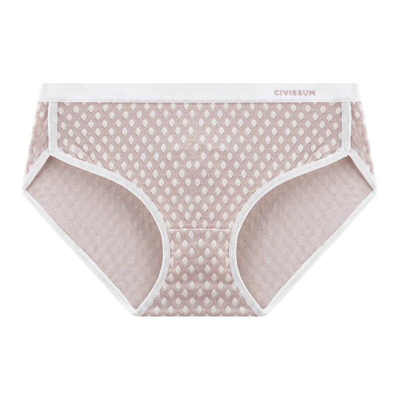2PCS/Set Women Plus Size Modal Antibacterial Underwear Sexy Jacquard Sport Panties Comfort Briefs Girls Soft Lingerie Aviola