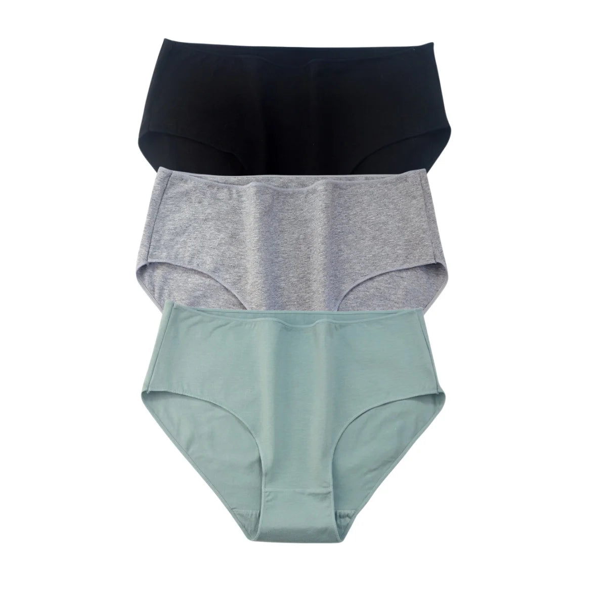 3Pcs/Set Cotton Panties Women High Waist Briefs Breathable Comfort Underwear Female Underpants Solid Color Intimates M-2XL Panty Aviola