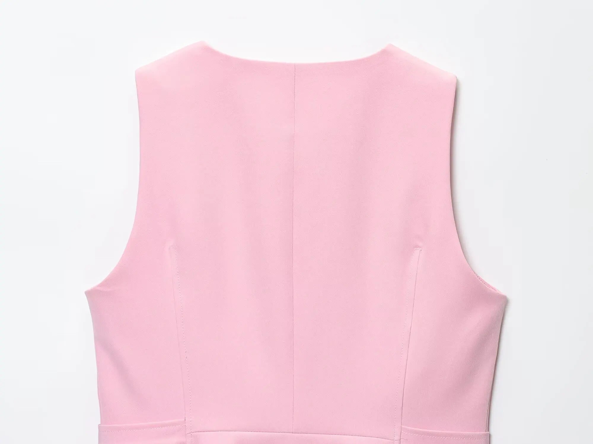 Elegant High Waist Slim Flared Pants Set with round Neck Sleeveless Vest Top And Short Skirt Hem for Women Aviola