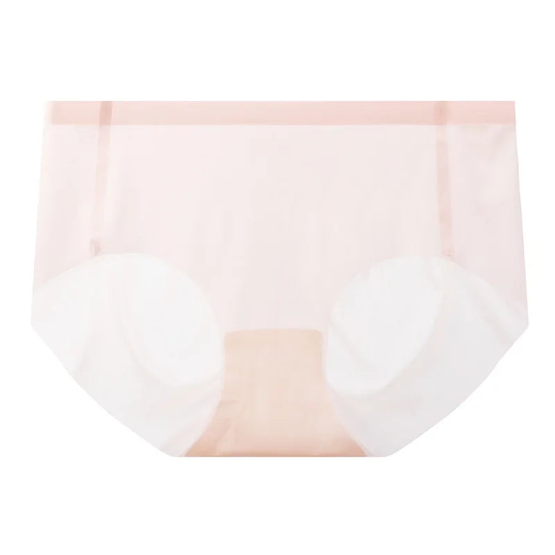 2PCS/Set Women 10D Ultra Thin Antibacterial Seamless Underwear Girls Yoga Sport Panties M-3XL Plus Size Comfort Briefs Lingerie Aviola