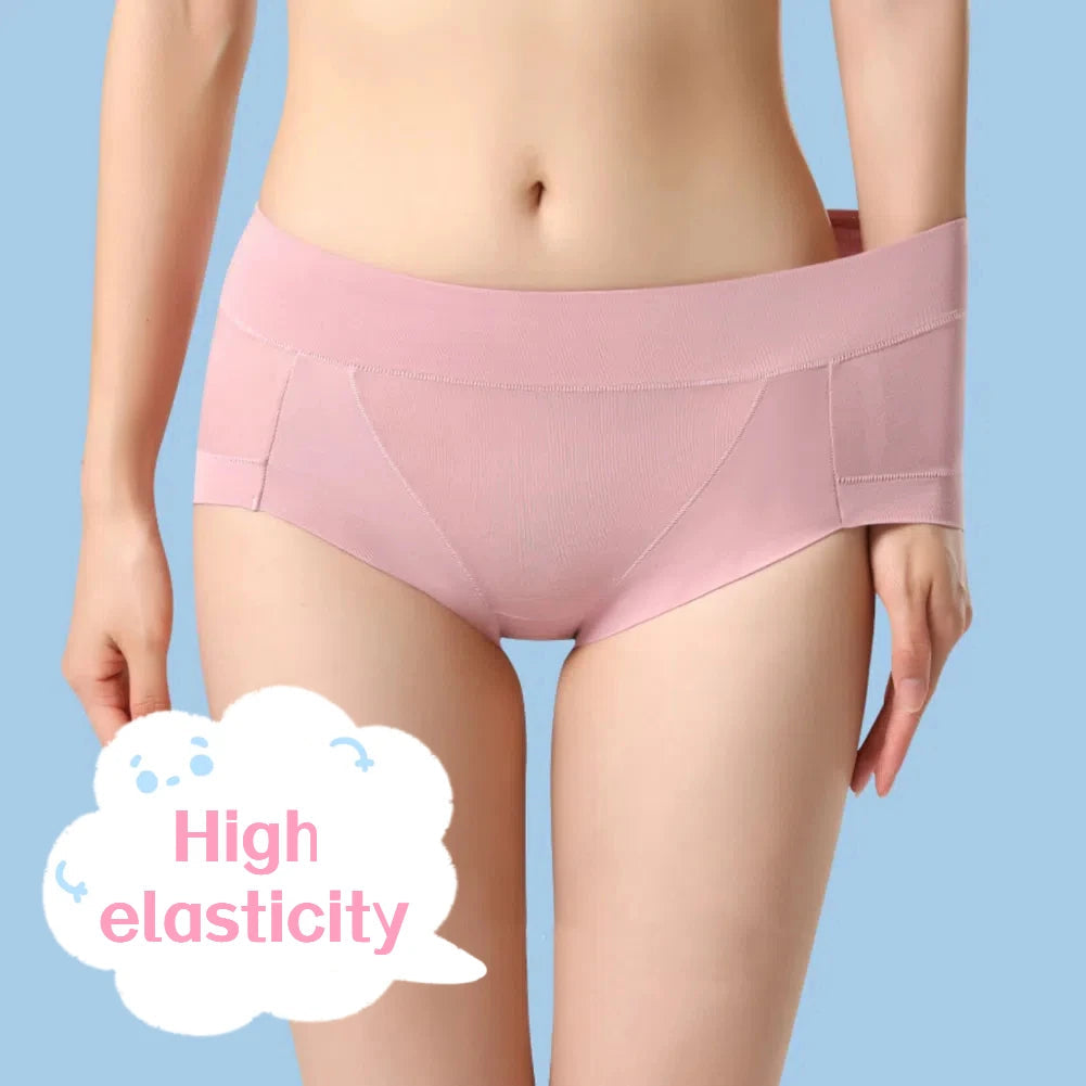 4PCS/Set High-waisted cotton underwear Womens Underwear Soft Cotton Knickers Briefs Basic Ladies Panties Panties Multipack Aviola