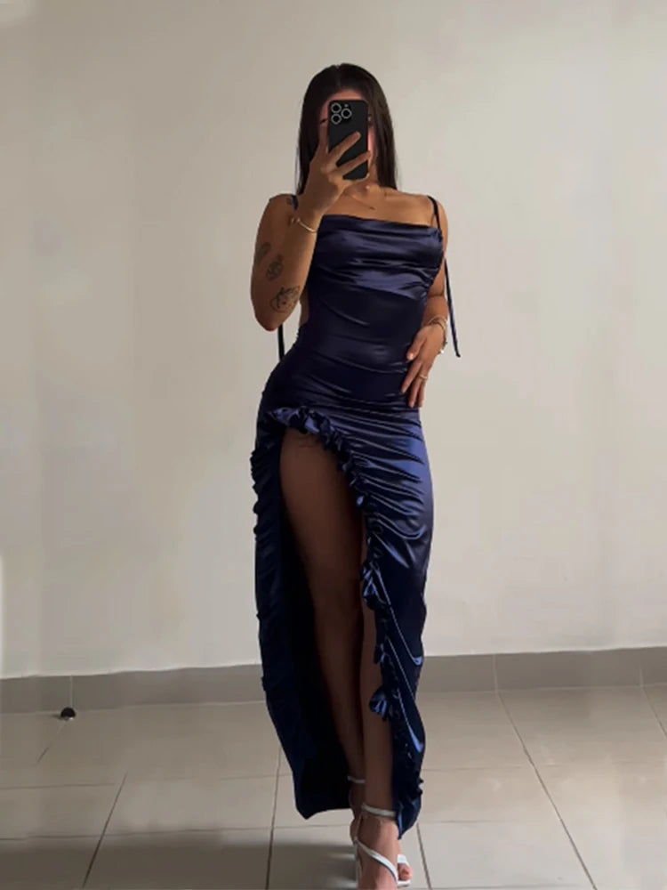 Senior sense Y2K sexy halter Spice Girl dress Aviola