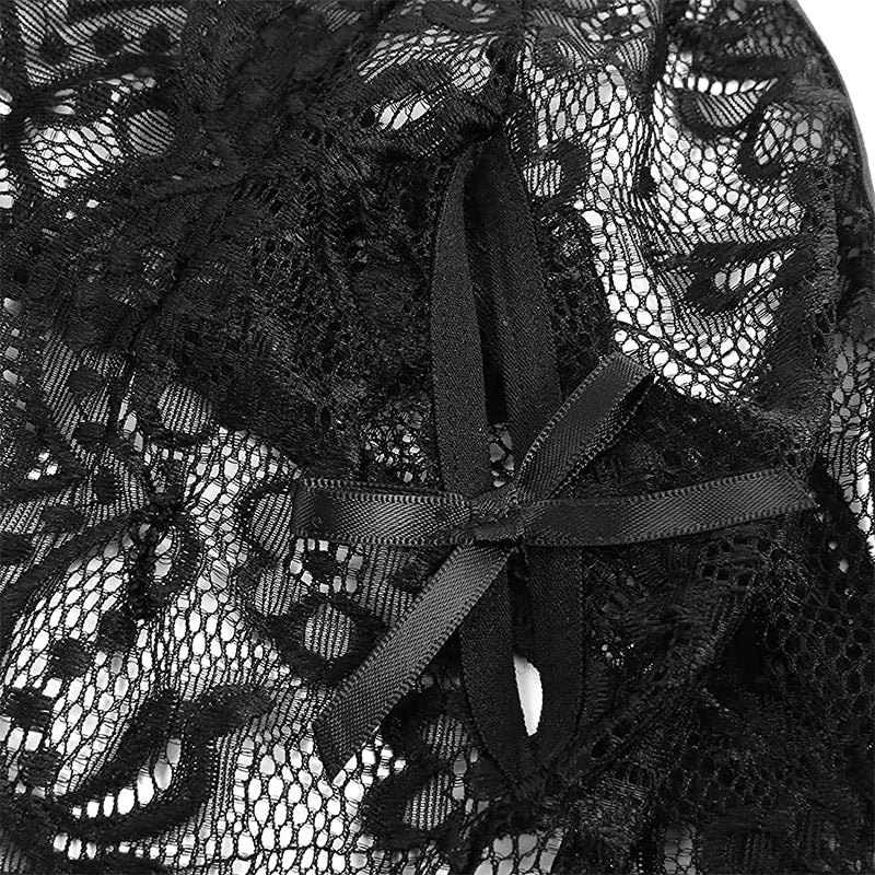 Plus Size Bikini Sets Sexy Crotchless Bikini Lingerie Women Lace Hollow Bikinis Set Erotic Swimwear Ups Deep V Open Bra Swimsuit Aviola