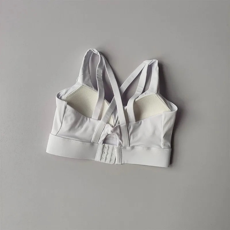 High-end Sports Bra Gym Push Up Bra Women Back High Impact Workout Sport Top Crop Fitness Wear For Yoga Gym Brassiere Sportswear Aviola