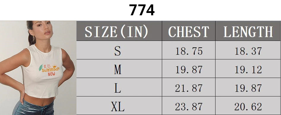 2024 Europe and the United States street new print season art text short sleeve women Y2K women's T-shirt vest halter Aviola