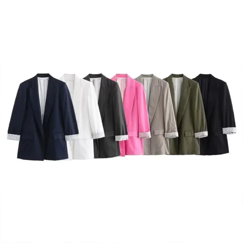 Relaxed Longline Open Front Jacket
