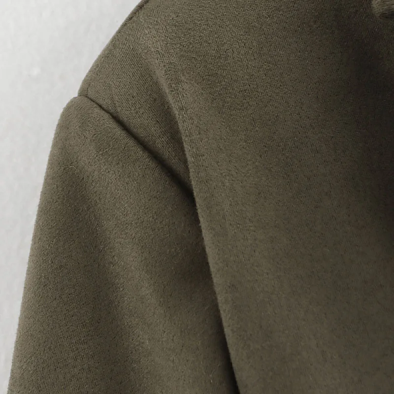 Relaxed Single Breasted Suit Jacket - Image 6