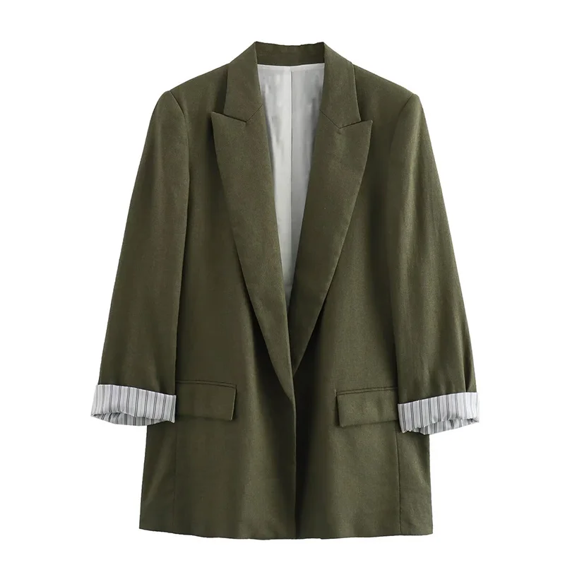 Relaxed Longline Open Front Jacket - Image 2